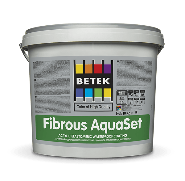 Гидроизоляция Aquaset Betek Fibrous 1кг