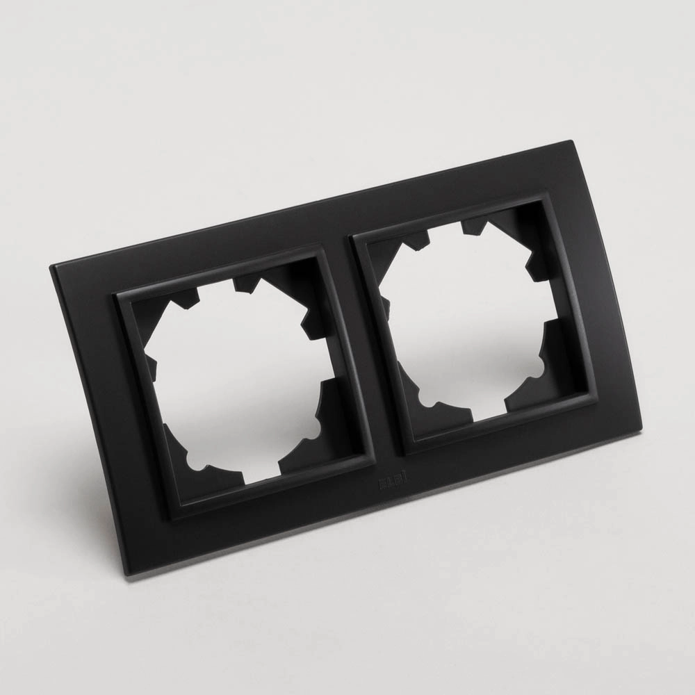 Ramă 2P negru mat EL-BI