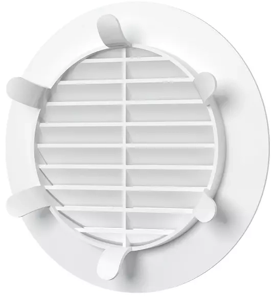 Grilă ventilație D100 white 10RKL