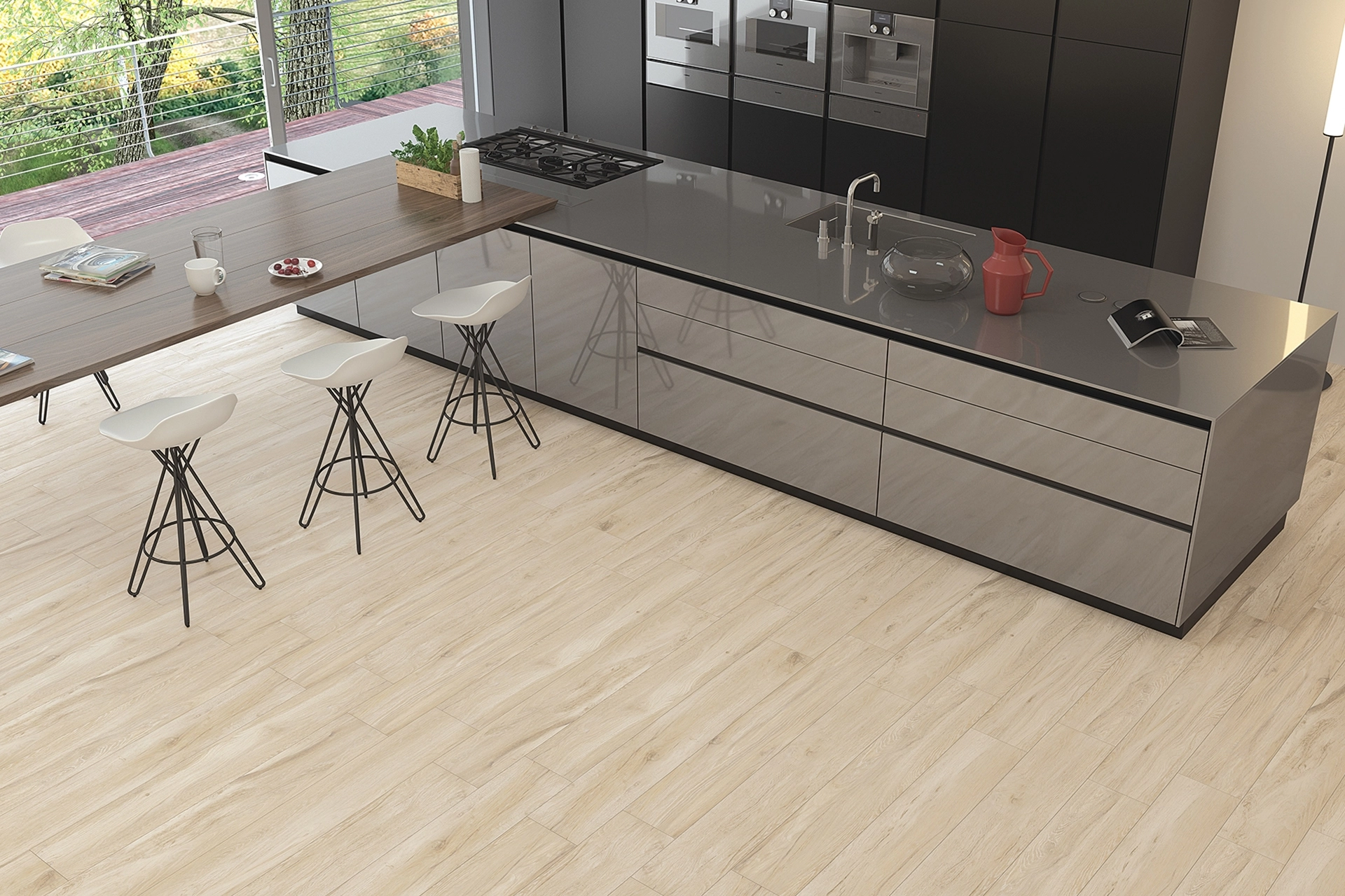 Плитка Graniser Seramik Aspen 20x120 B3 light grey