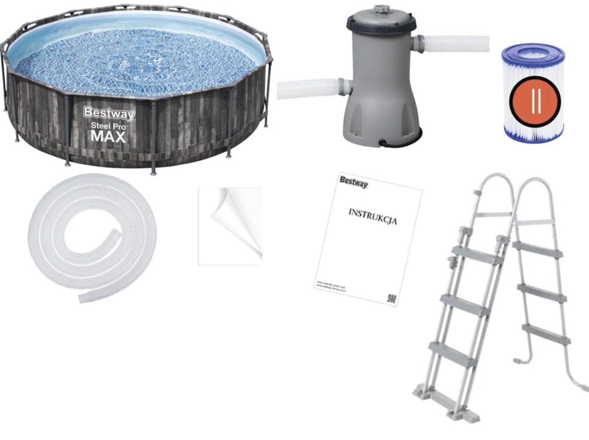 Piscina Bestway Steel Pro Max Round 9150L 5614X  
