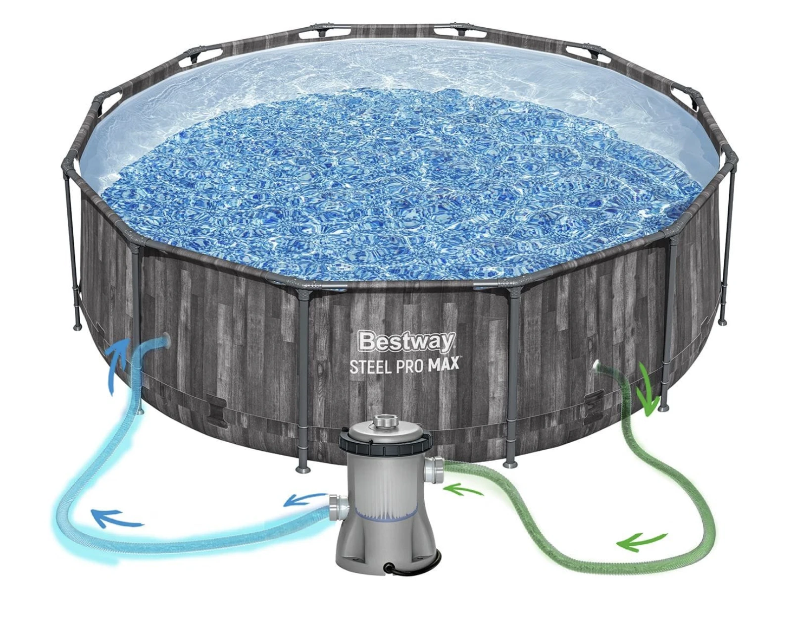 Piscina Bestway Steel Pro Max Round 9150L 5614X  