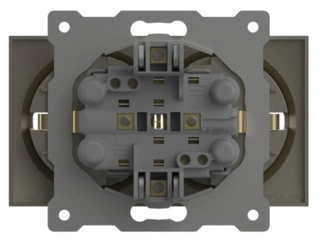 Розетка двойная Elbi Zena 609-011400-907