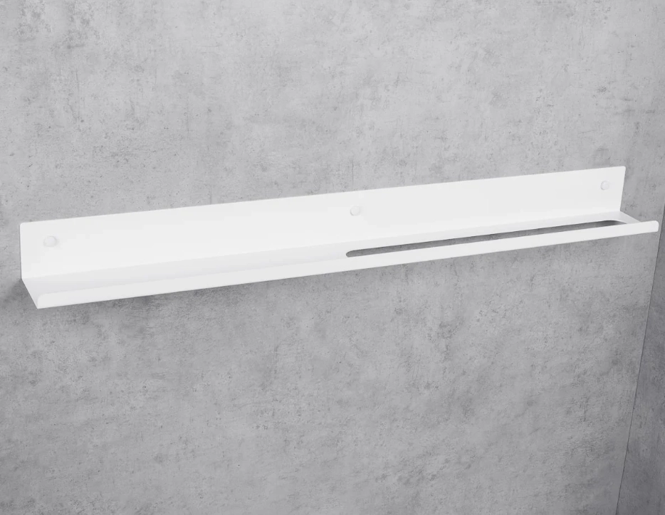 Вешалка для полотенец с полкой Daske Mirage TR/M-0720WL белый правый