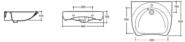 Lavoar Keramin Inclusion 651c white
