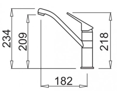 Смеситель Teseo 40 EL MGKTES40 Full black