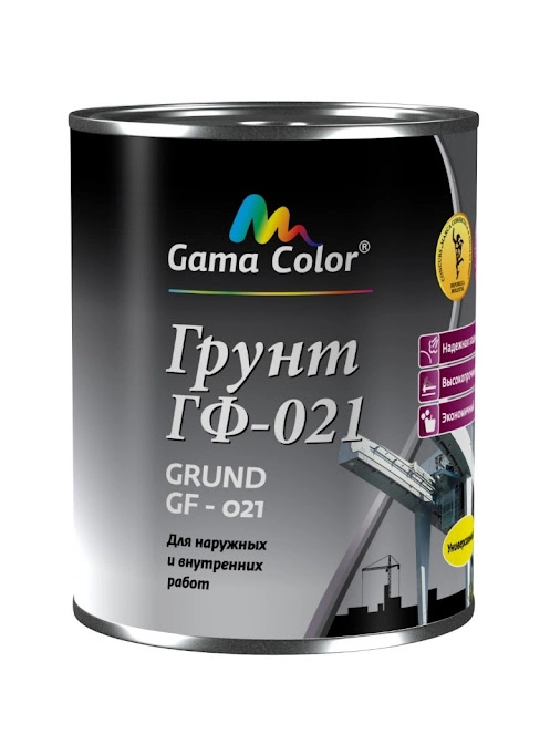 Грунтовка Gama-Color GF-021 0.9л серый