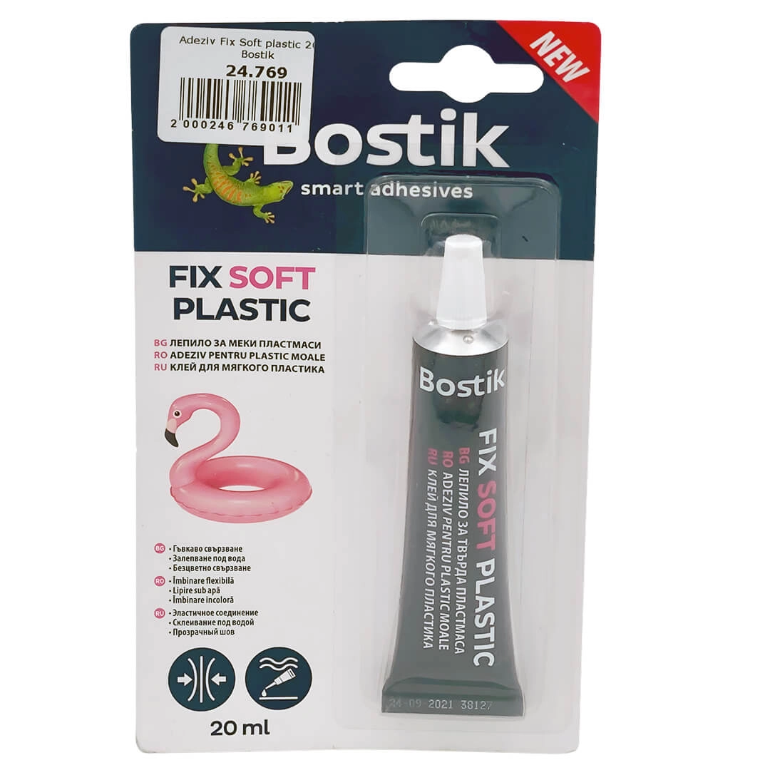 Adeziv Fix Soft Plastic 20ml Bostik