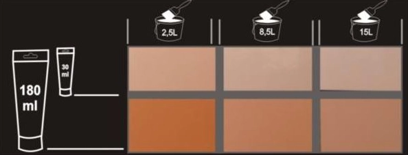 Краситель Oskar кирпично красный 9