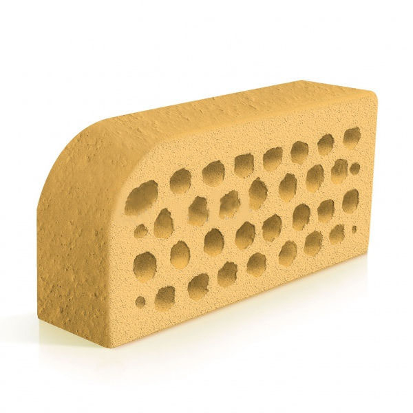 Cărămidă fațadă ceramic TM Евротон ИФ-5 galben