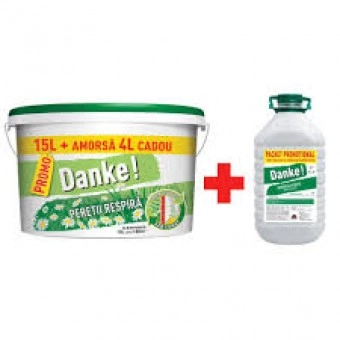 Vopsea Danke Pereții Respiră 15l+4l amorsă 