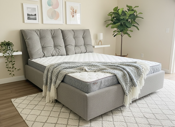 Кроват Adele Modern stofa Glow 15  160x200 