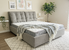 Кроват Adele Modern stofa Glow 15  160x200 
