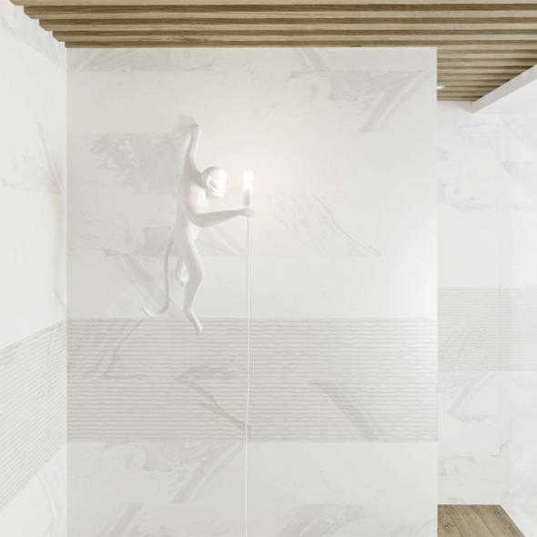 Плитка Nuvola 30*90 white
