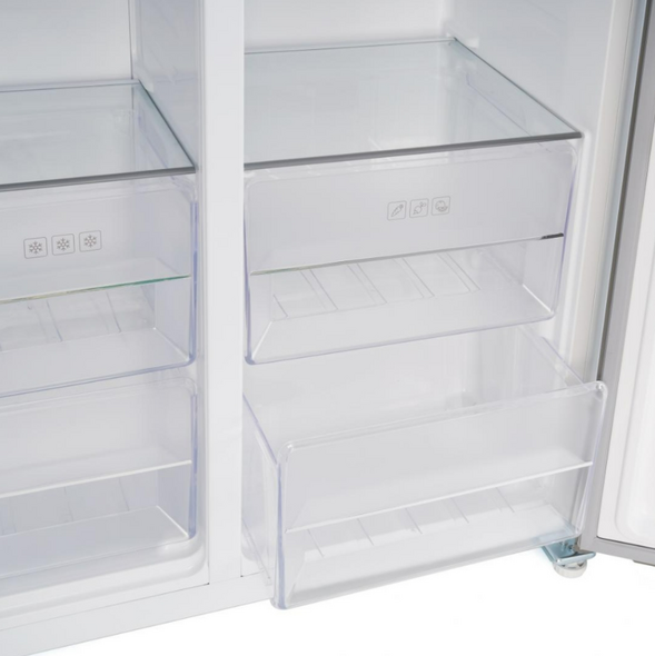 Холодильник Heinner HSBS-H442NFGWHE++ 