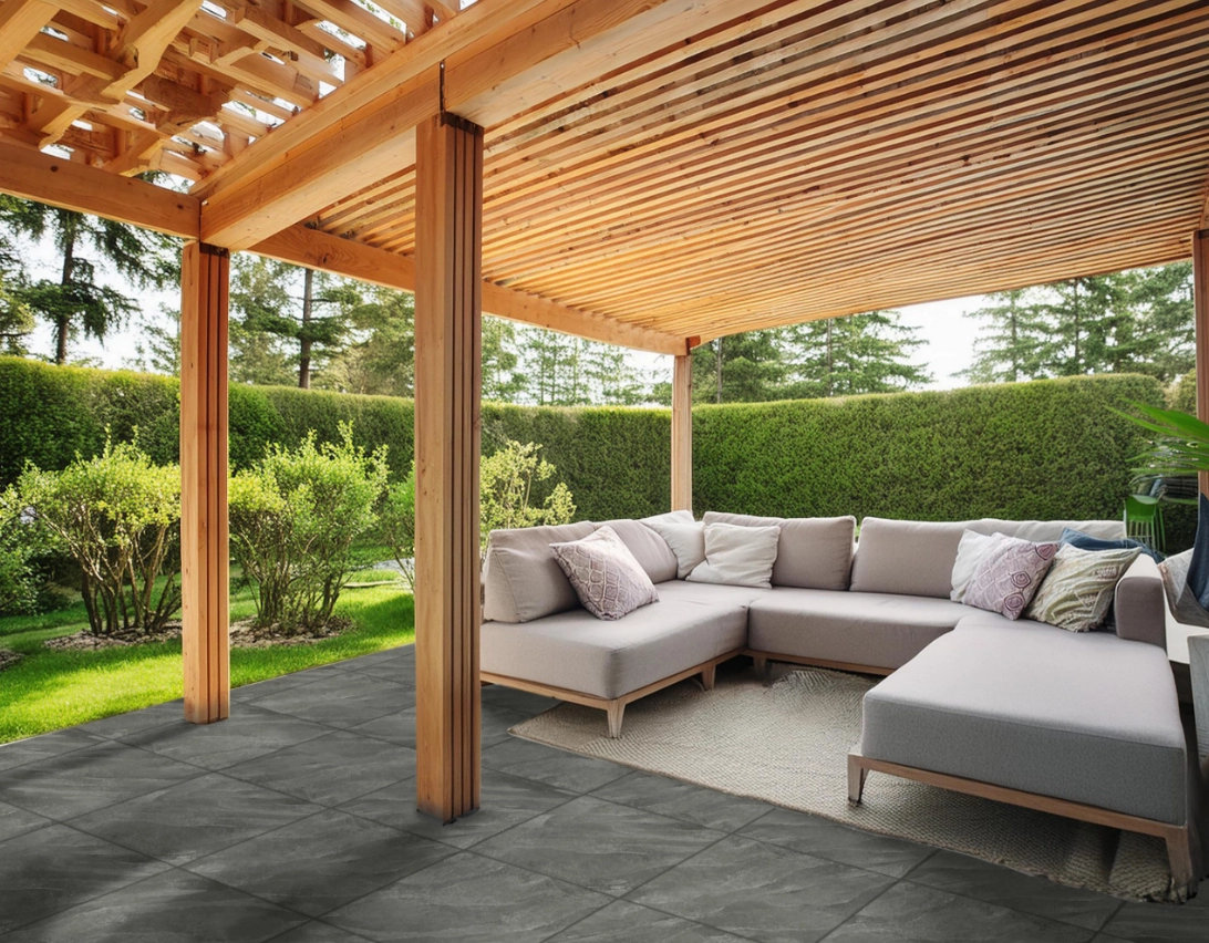 Плитка Izida Dolomite 606x606 antracite