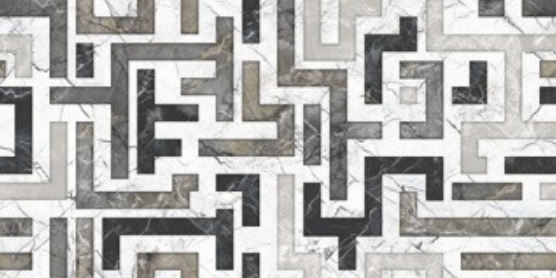 Faianță Anka Elegant Modern black decor 30x60 