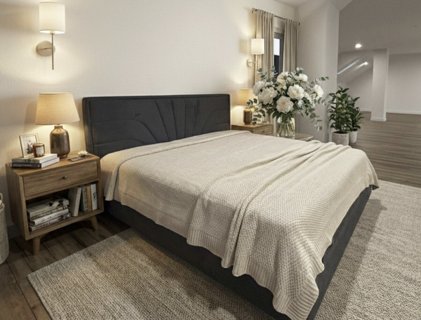 Кровать Oxana Modern stofa Glow 19  160x200 