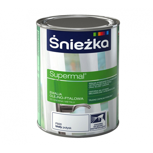 Email Supermal 0.8l alb lucios