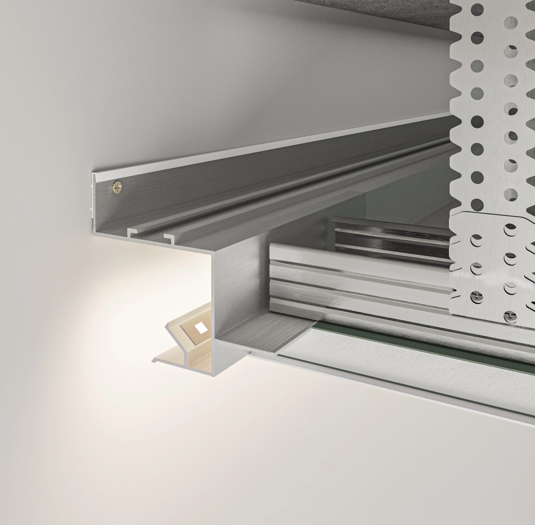 Profil aluminiu AST30B PP 2500mm 