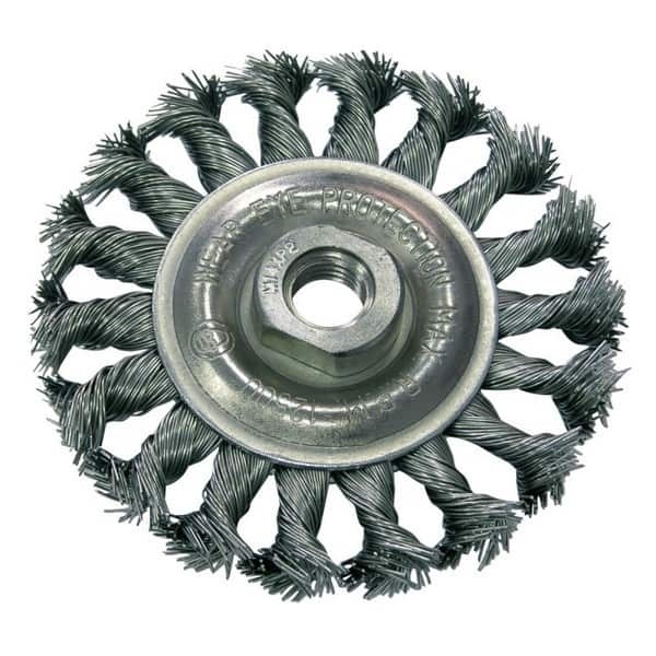 Плетеная проволочная щетка 125mm 7016026