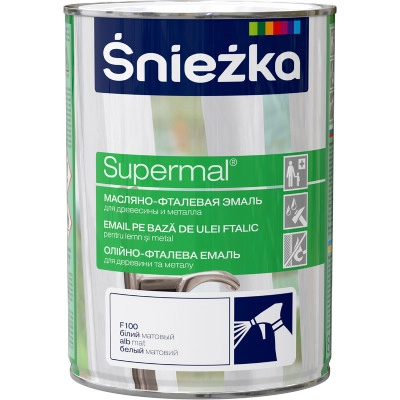 Эмаль Supermal 0.8L шоколад