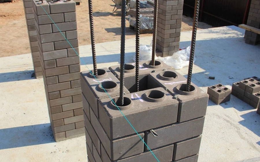 Кирпич LEGO серый 250x125x65