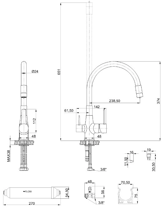 Baterie Invena Glamour BZ-02-F04-V 