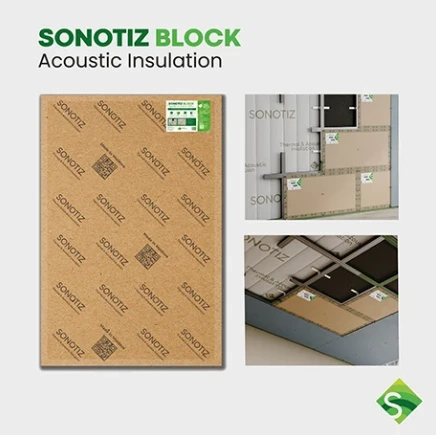 Panou izolator fonic  Sono Block 1.2m×0,8m×12mm