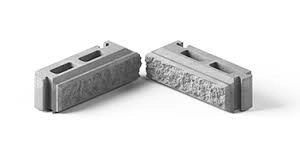 Кирпич столбца белый 235*75*75