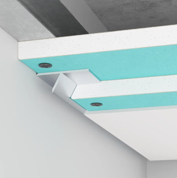 Алюминиевый профиль/ плинтус F2.10 10мм 3м