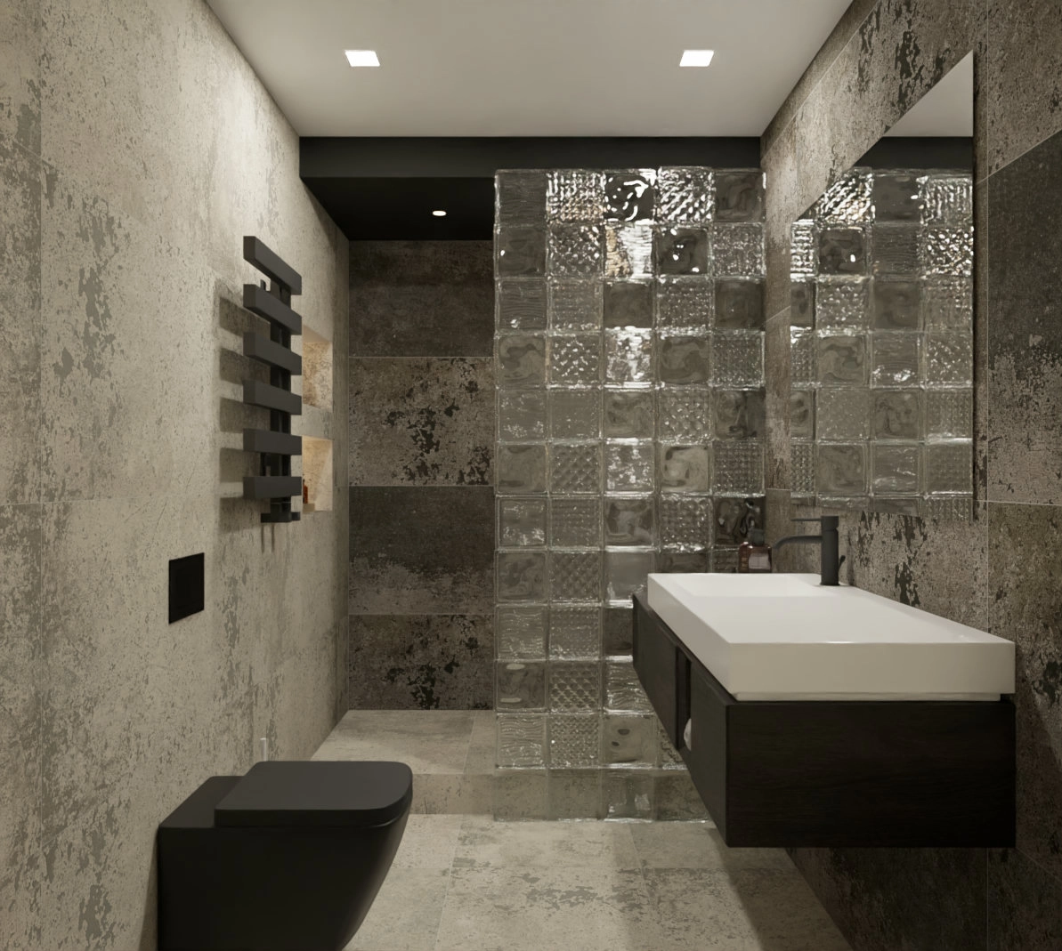 Gresie Bien Beton 60x60 Bianco