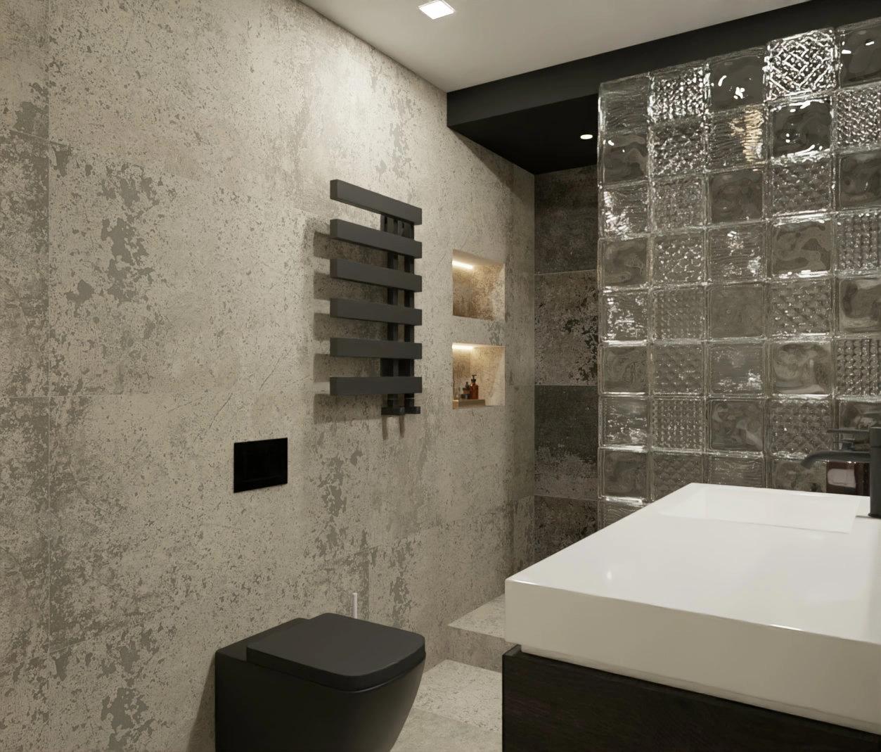 Gresie Bien Beton 60x60 Bianco