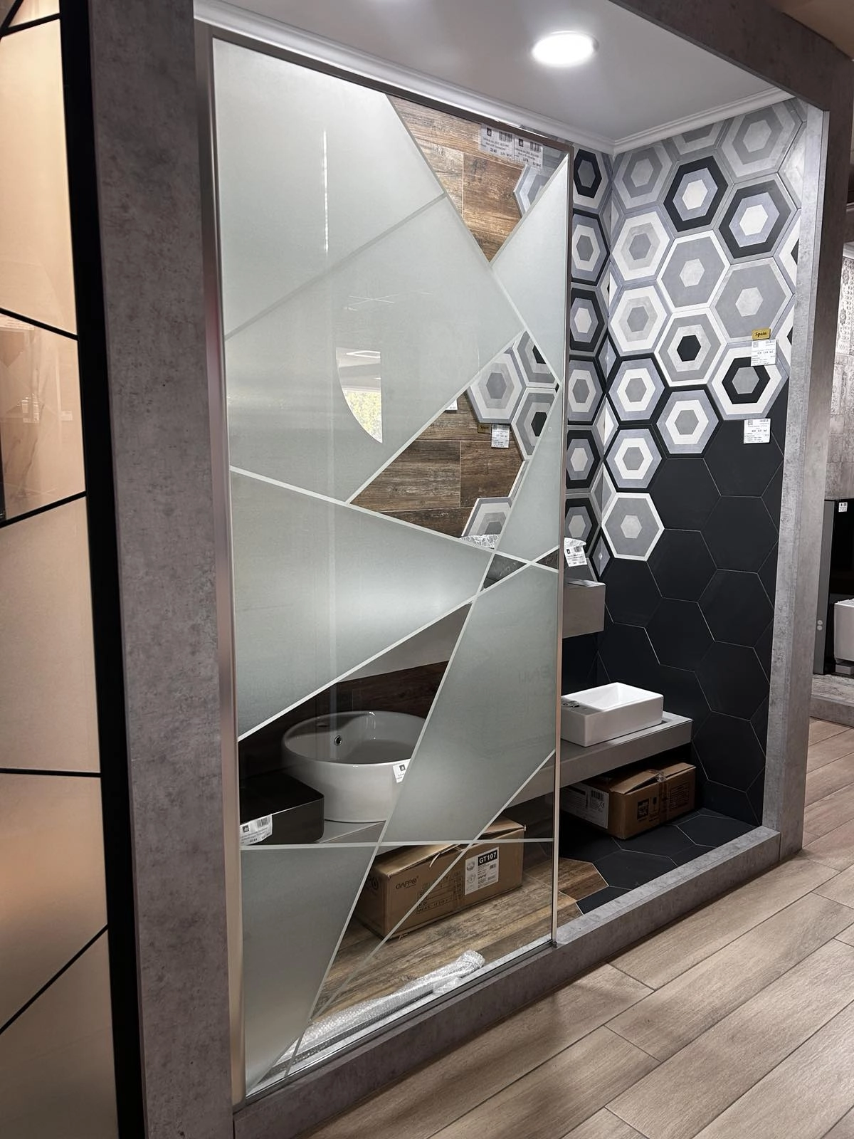 Cabină de duș ДП/С 3032-90C 8mm x190 Abstraction