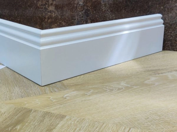 Plintă MDF Smartprofile Paint 100mm 2.4 100E alb 