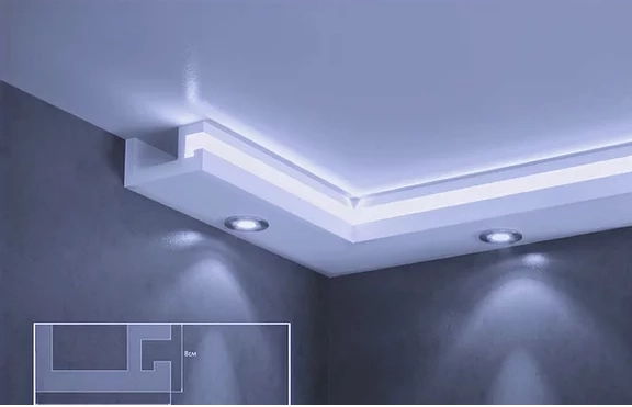 Потолочный плинтус MTP XPS LD-20-30  75*300*2000 