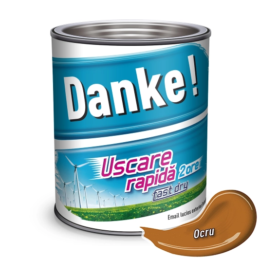 Эмаль Danke 0.75л охра