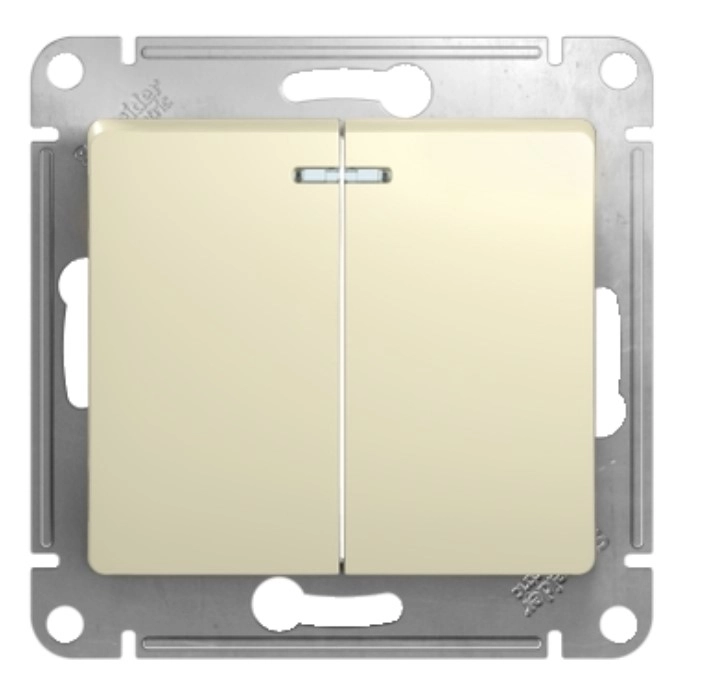  Выключатель 10A 250V Glossa GSL 000253 