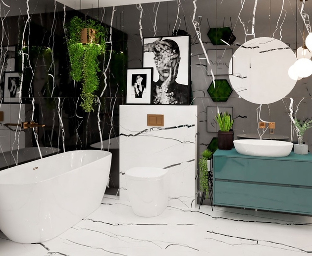 Плитка Spider 60x120 Todoceram Black