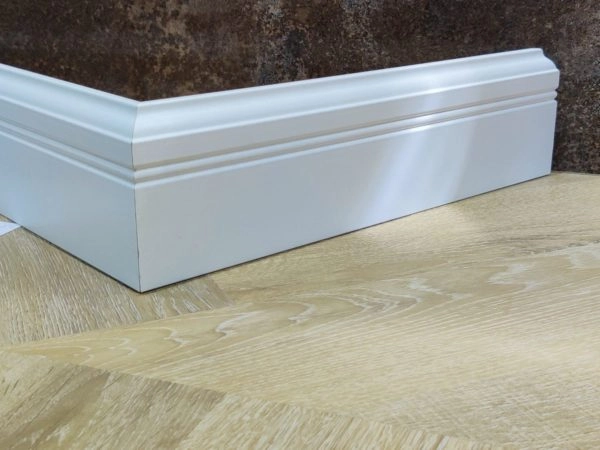 Plintă MDF Smartprofile Paint 100mm 2.4 100H alb