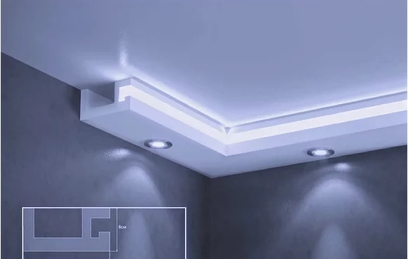 Потолочный плинтус MTP XPS LD-20-40  75*400*2000 