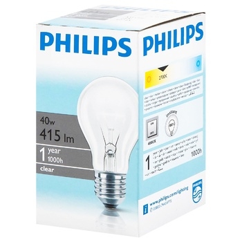 Bec Incandescent Philips E27 40W 230V A55 