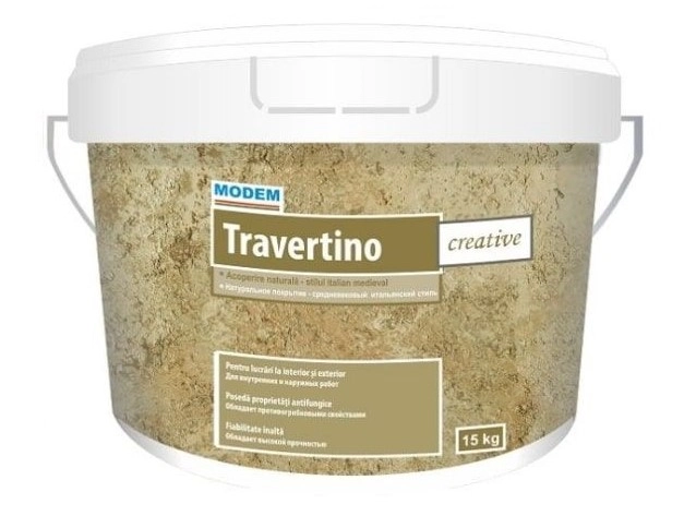 Декоративная покрытие Travertino 5кг