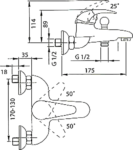 Baterie p/cadă Ferro Ancona Ban 11 