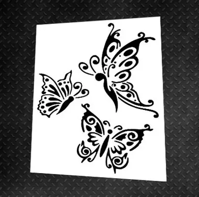 Trafaret Fluturi 