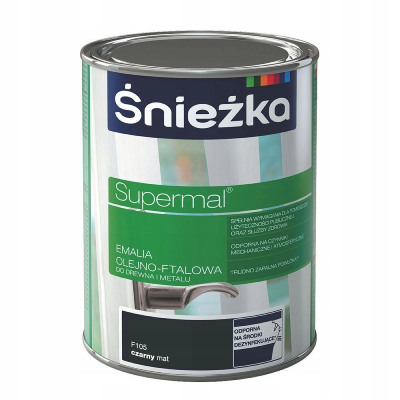 Эмаль Sniezka Supermal 0.8L оранжевый