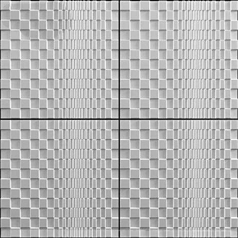 Element decorativ din gips P3D Miraj