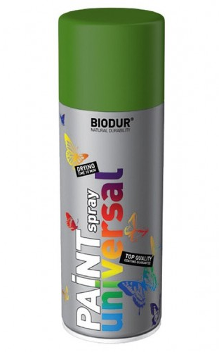 Spray Vopsea Biodur 400ml 6018 salată
