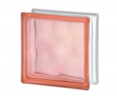 Bloc din sticlă Pink 1919/8 Wave Ve 004545 