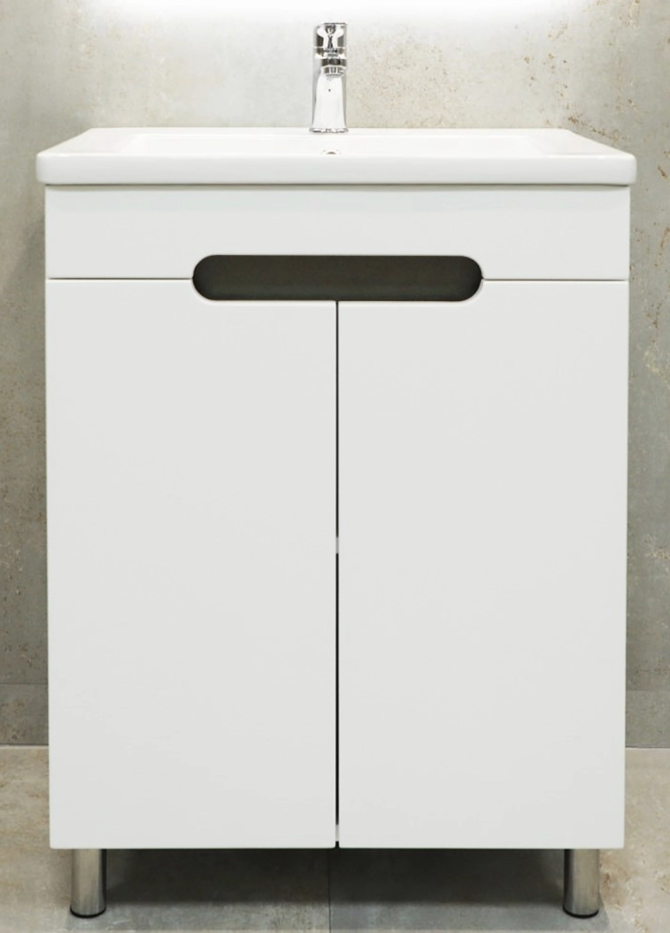 Dulap pentru lavoar Bayro Etna Duo sub lavoar 118761+ lavoar Nomi Argo 600 117255 